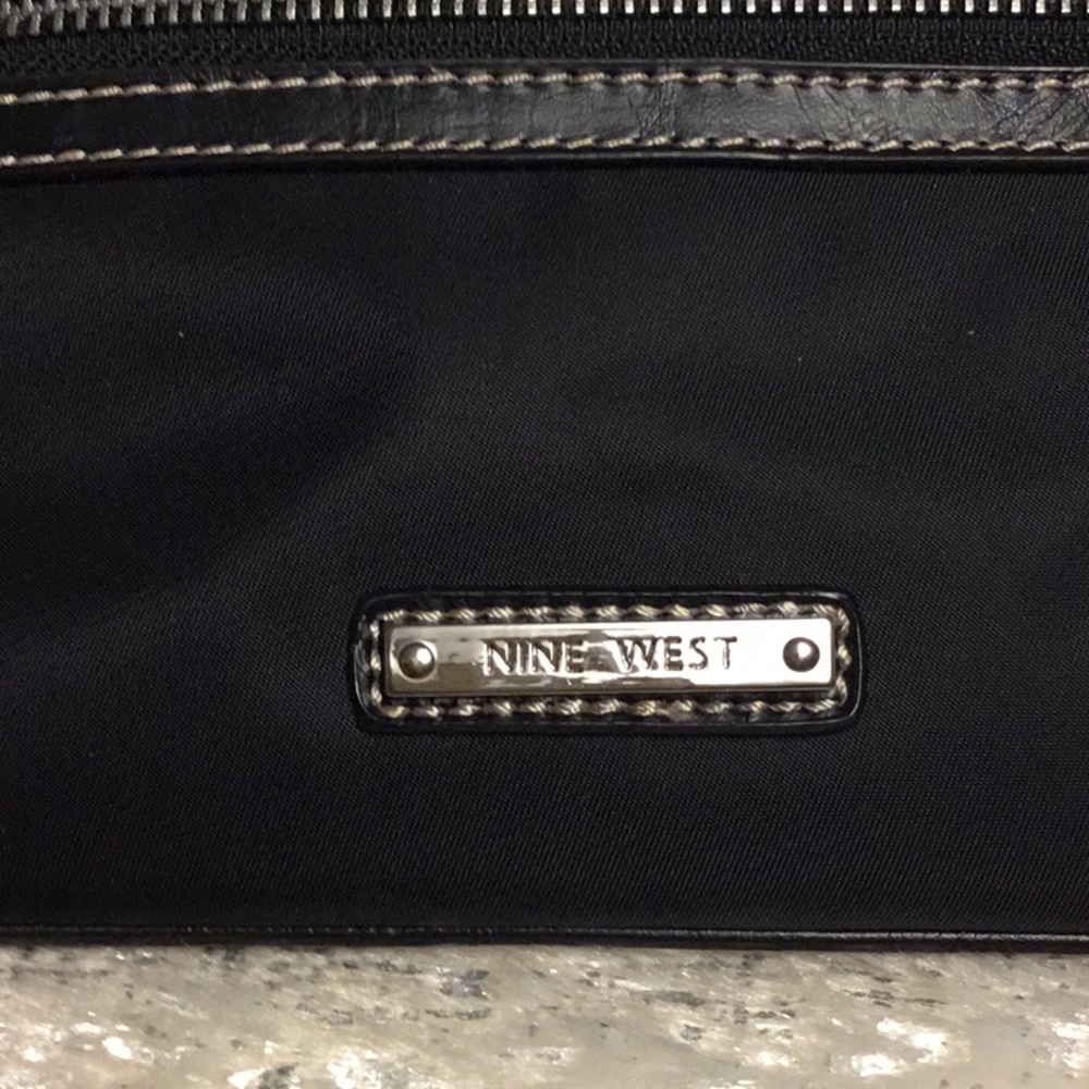 Nine West Black Crossbody Bag with Tassel Zippers - Picture 4 of 7